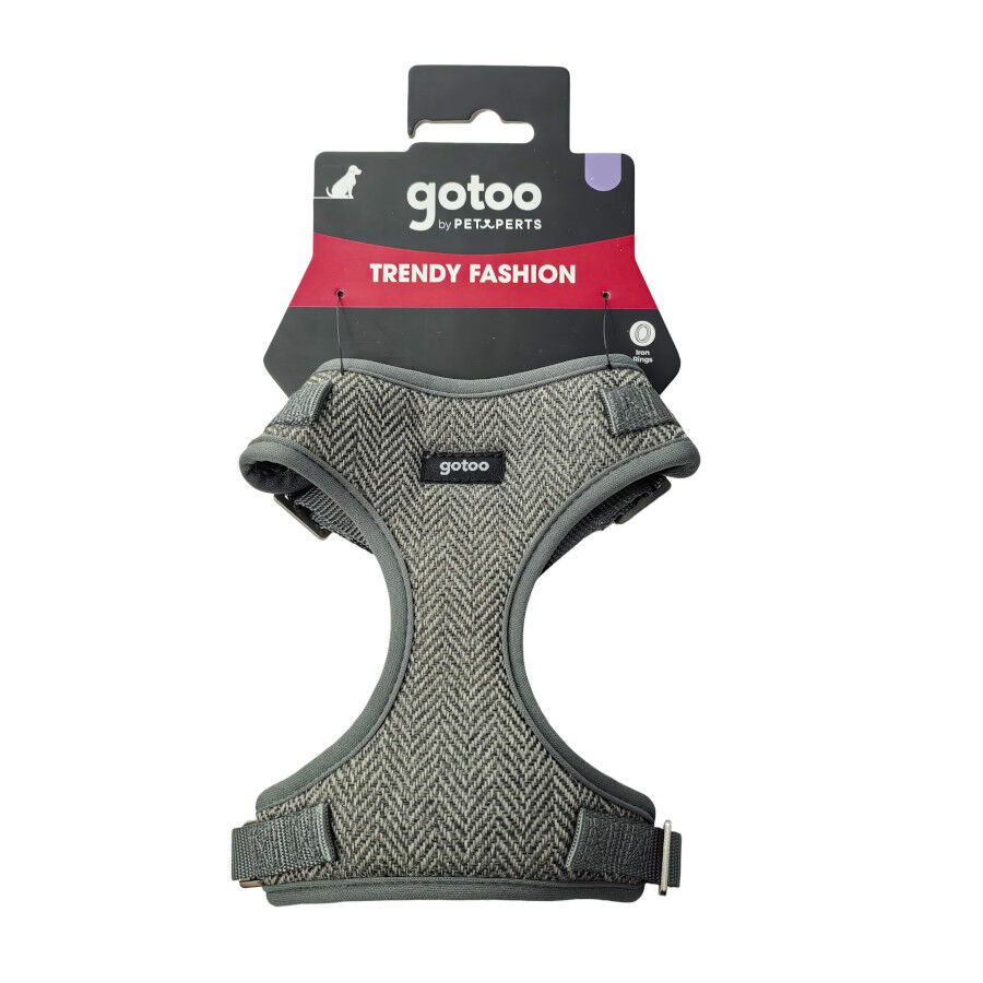 Gotoo Arn&eacute;s ajustable espiga gris para perros, , large indicador imagen numero 5